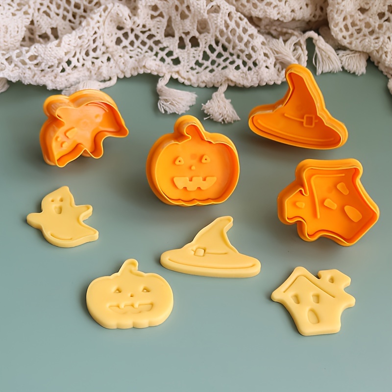 Biscuit Cutters Halloween Wizard Ghost Biscuit Cutter Set - Temu