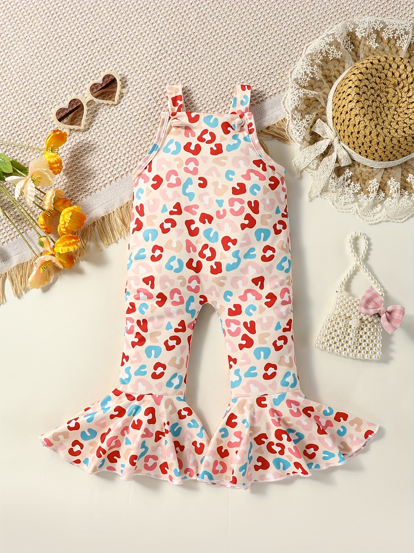 Monos Adorables Niñas Pequeñas Mono Pieza Tirantes Temu Mexico