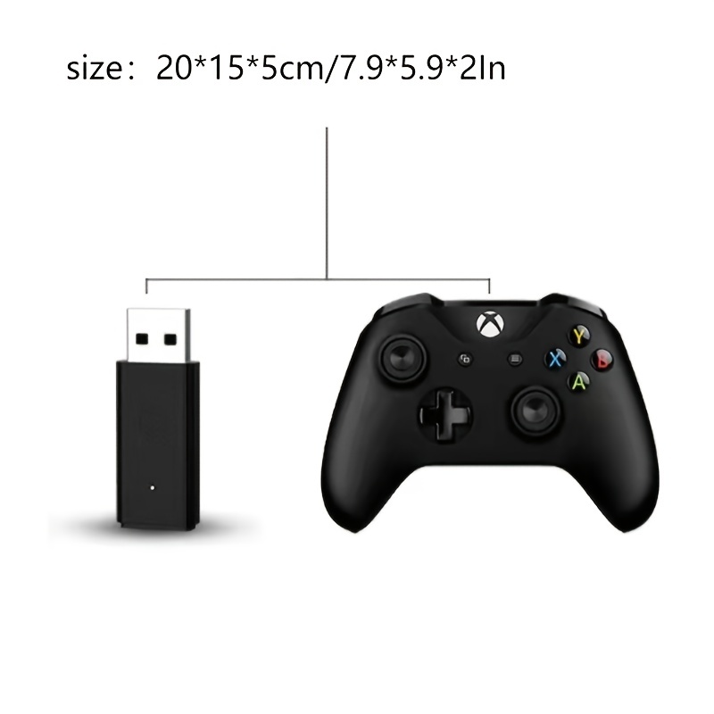 Pc Adaptateur sans fil Récepteur USB pour Xbox One Sans fil de 2e  génération pour Windows 10