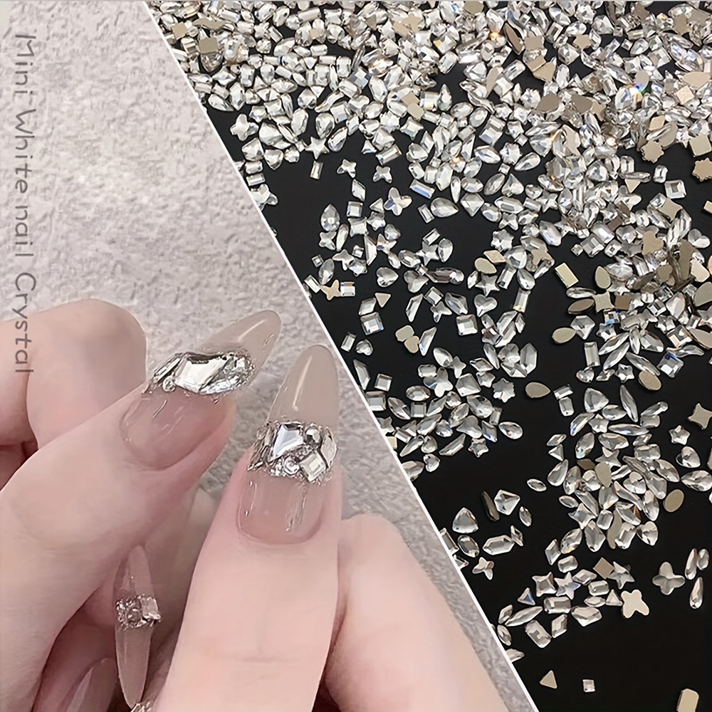 Rhinestones Pearls For Nail Art Glass Crystals,nail Gems Flat Back