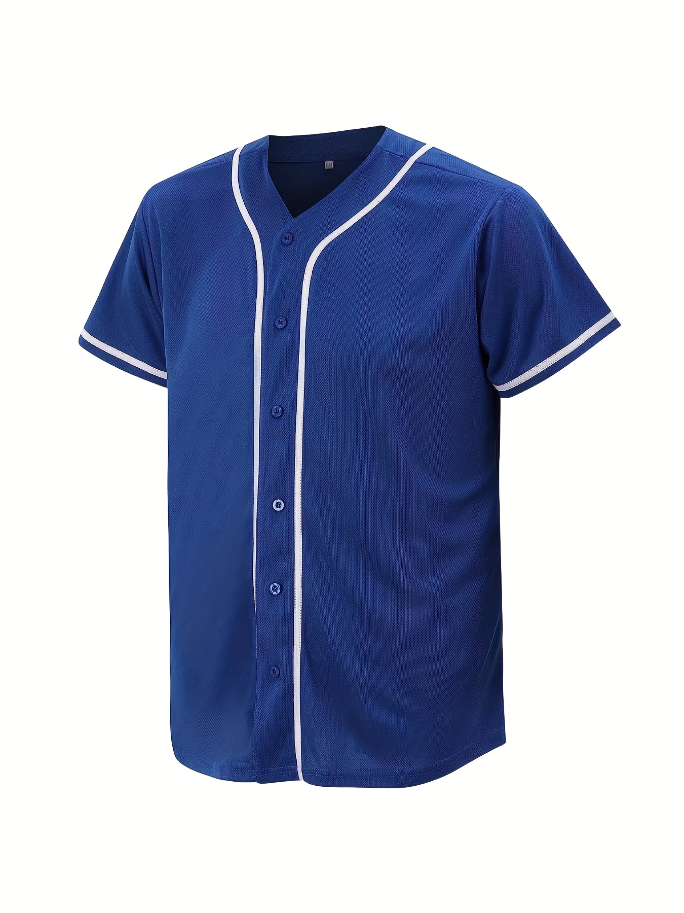 Men's #55 Classic Design Baseball Jersey, Button Up Short Sleeve Uniform Baseball Shirt for Training Competition,Temu