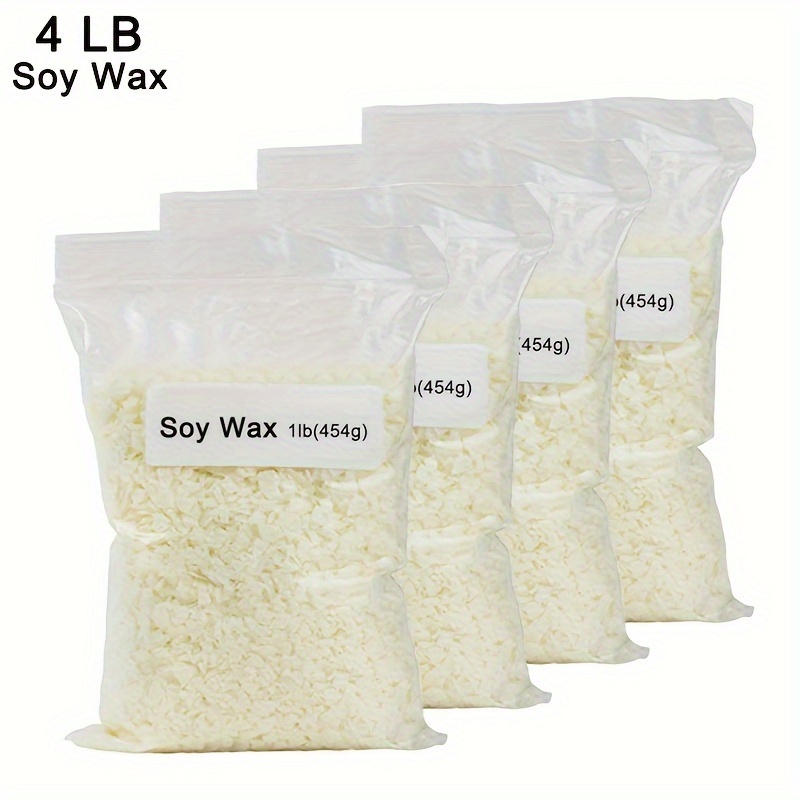 1pc 1LB (454g) Soy Wax Candle Raw Material - Soy Wax For Making Candle  White Natural Soy Wax