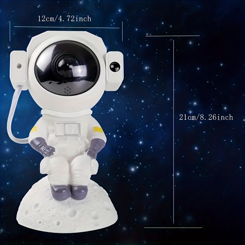 Astronaut Galaxy Projector, 2024 Upgraded Space Buddy Star Projector with  Timer, 360°Adjustable Spaceman Night Light Lamp, Sky Light Projecter Gifts