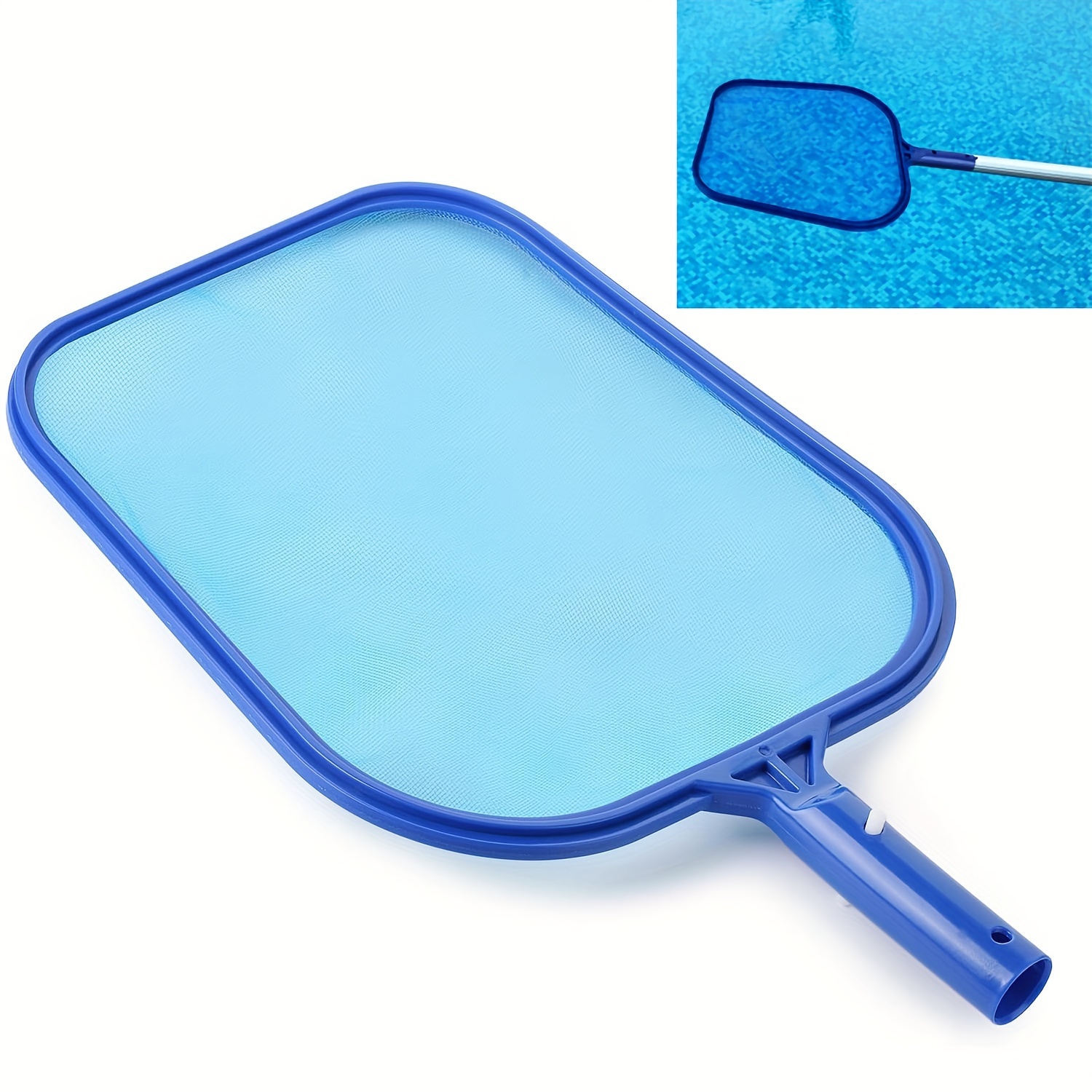 1pc Swimming Pool Skimmer Net Leaf Skimmer Net Plastic Rake Net For Spa  Pond Pool, Pool Cleaner Supplies And Accessories