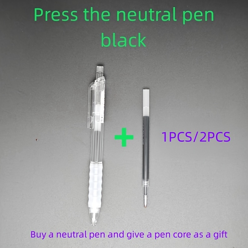 Stationery, Student Office Supplies, Daily Office Supplies, Writing And Correction  Supplies, Pens And Refills, Water-based Ink, Ballpoint Pens, And Neutral  Pens - Temu