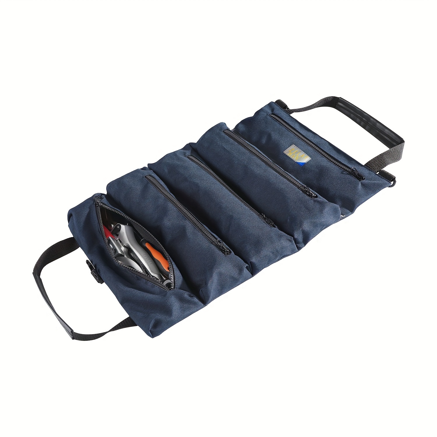 1pc Tool Roll Up Pouch Tool Roll Multi Purpose Wrench Roll Up Bag