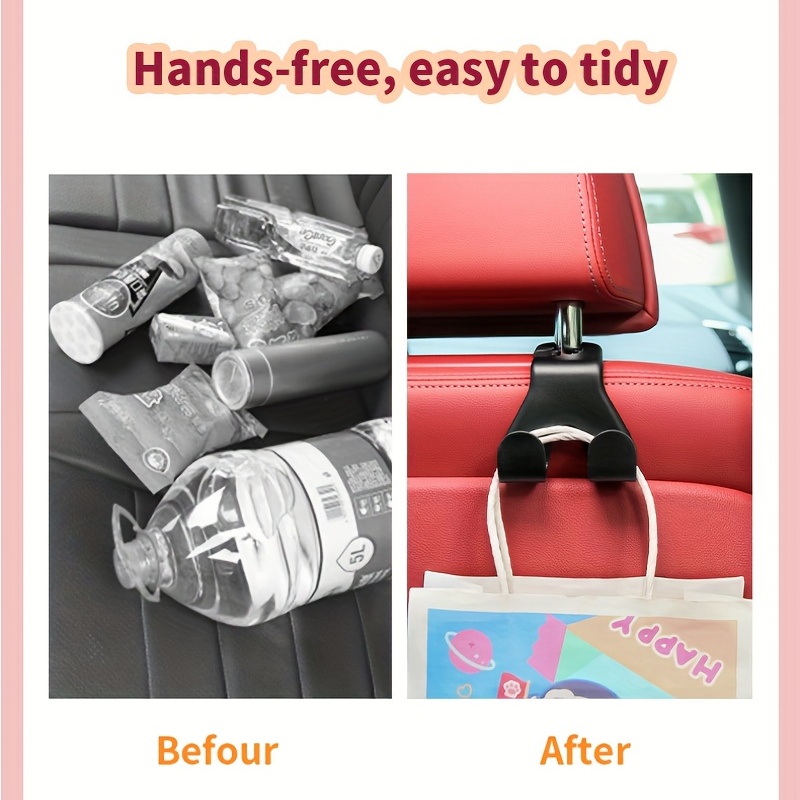 Car Seat Hook Backrest Hidden Purpose Hook Car Interior Rear Seat