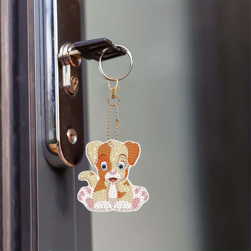 Dog Leather Keychain DIY Kit