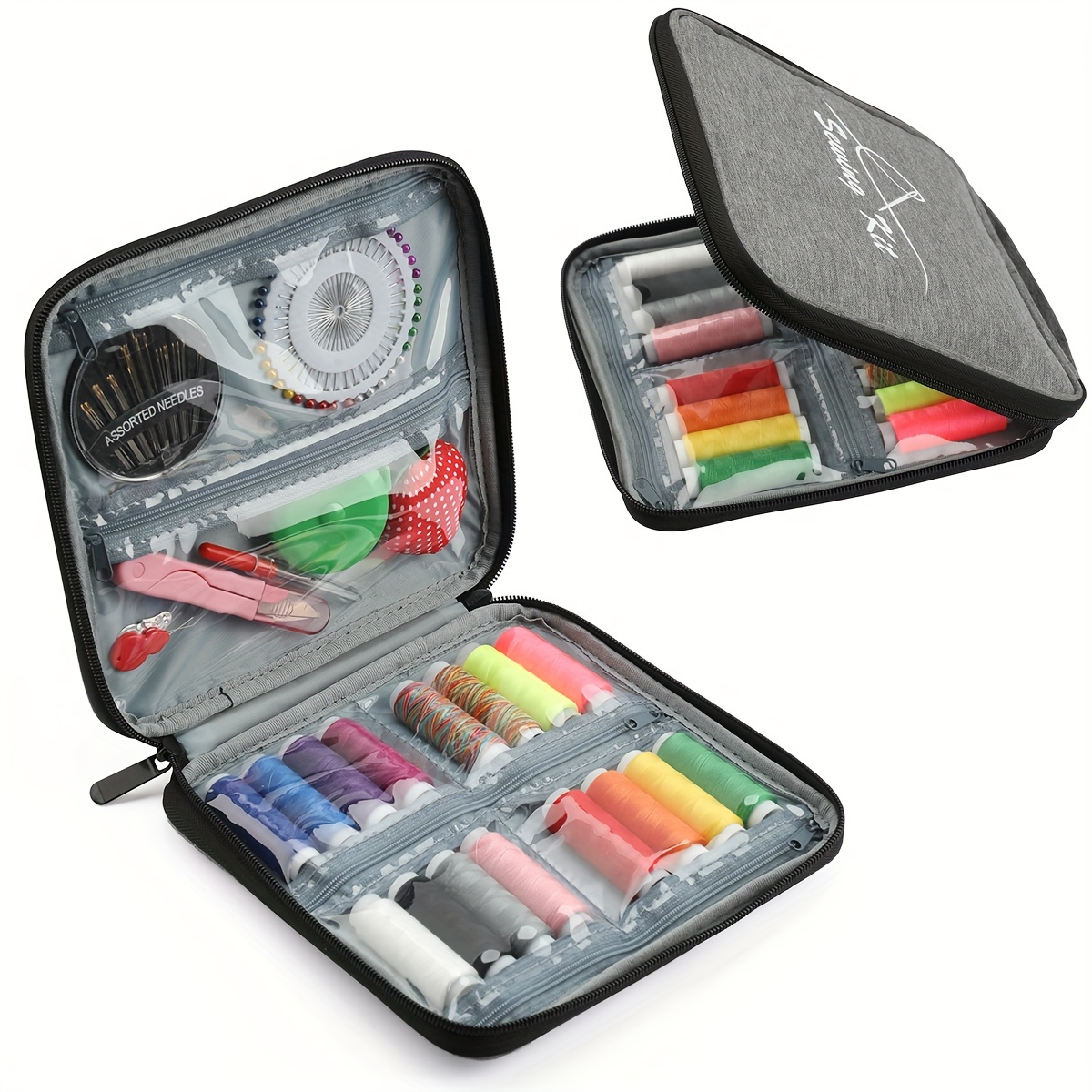Sewing Kit for Adults - over 100 Sewing Supplies and Accessories - Needle  and Thread Kit for Sewing - Hand Sewing Kit Basic for Small Fixes - Sewing