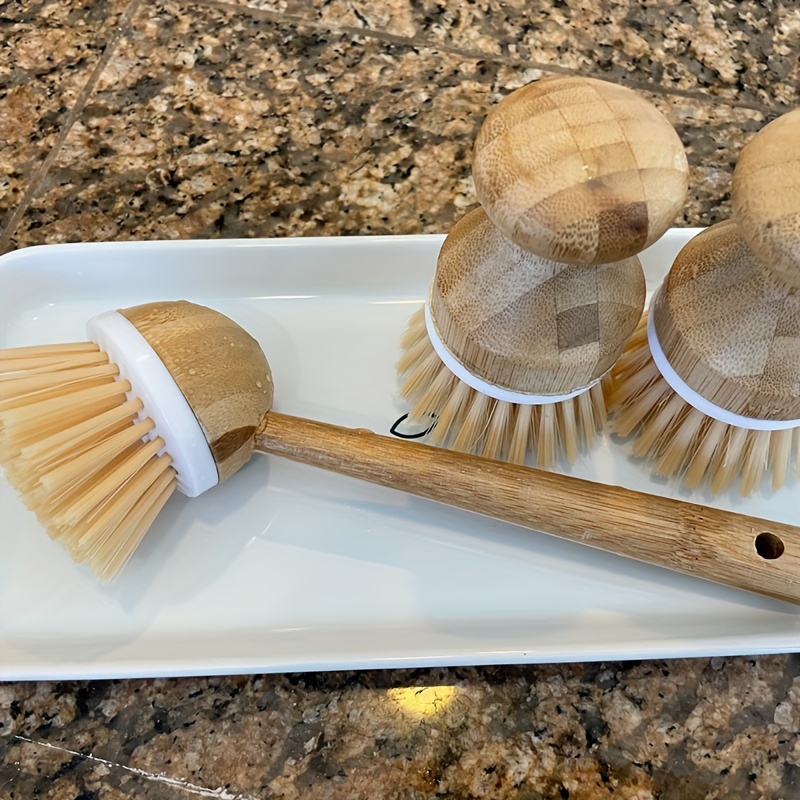 Bamboo Cleaning Brush Set, Household Cleaning Brushes