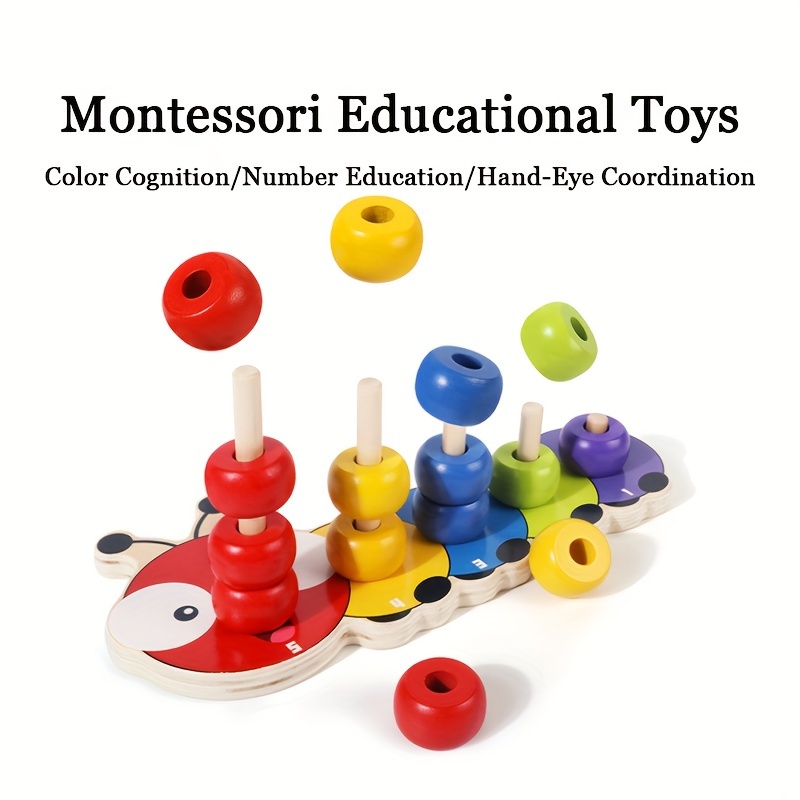Jouet Bebe Montessori Jouet en Bois Garçons Filles Jeux de Tri