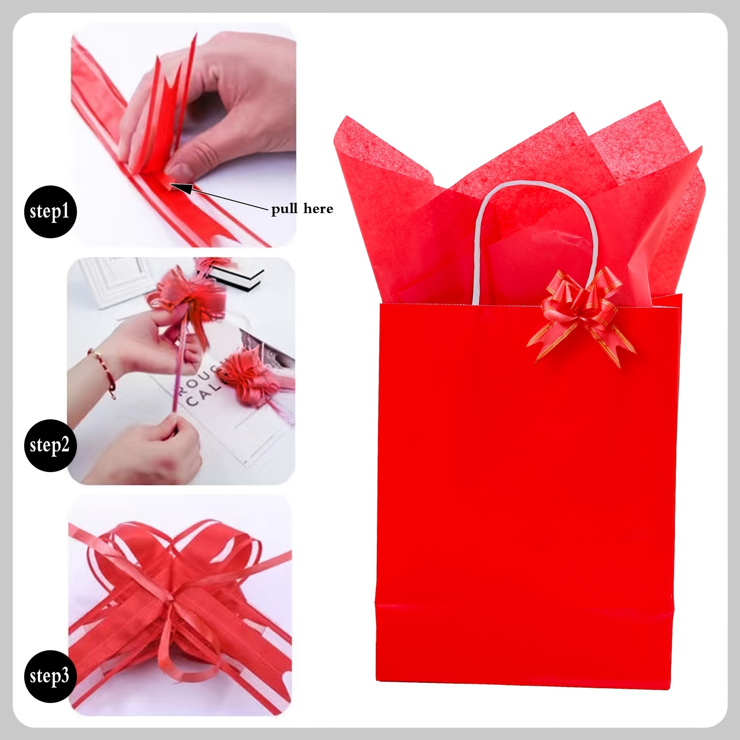 Medium Size Gift Bags In Bulk 10 Colors Of Party Gift Bags - Temu