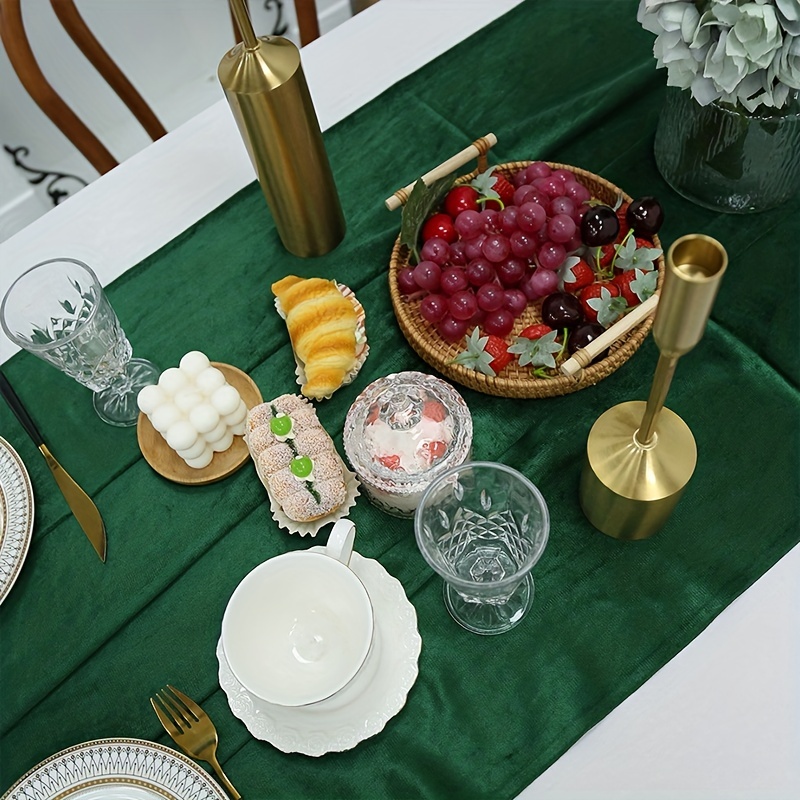 Long Velvet Table Runner 68 58 299 72 Cm Washable Cloth