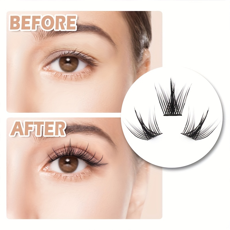10 Rows Cluster Lashes Sunflower Wheat False Eyelashes