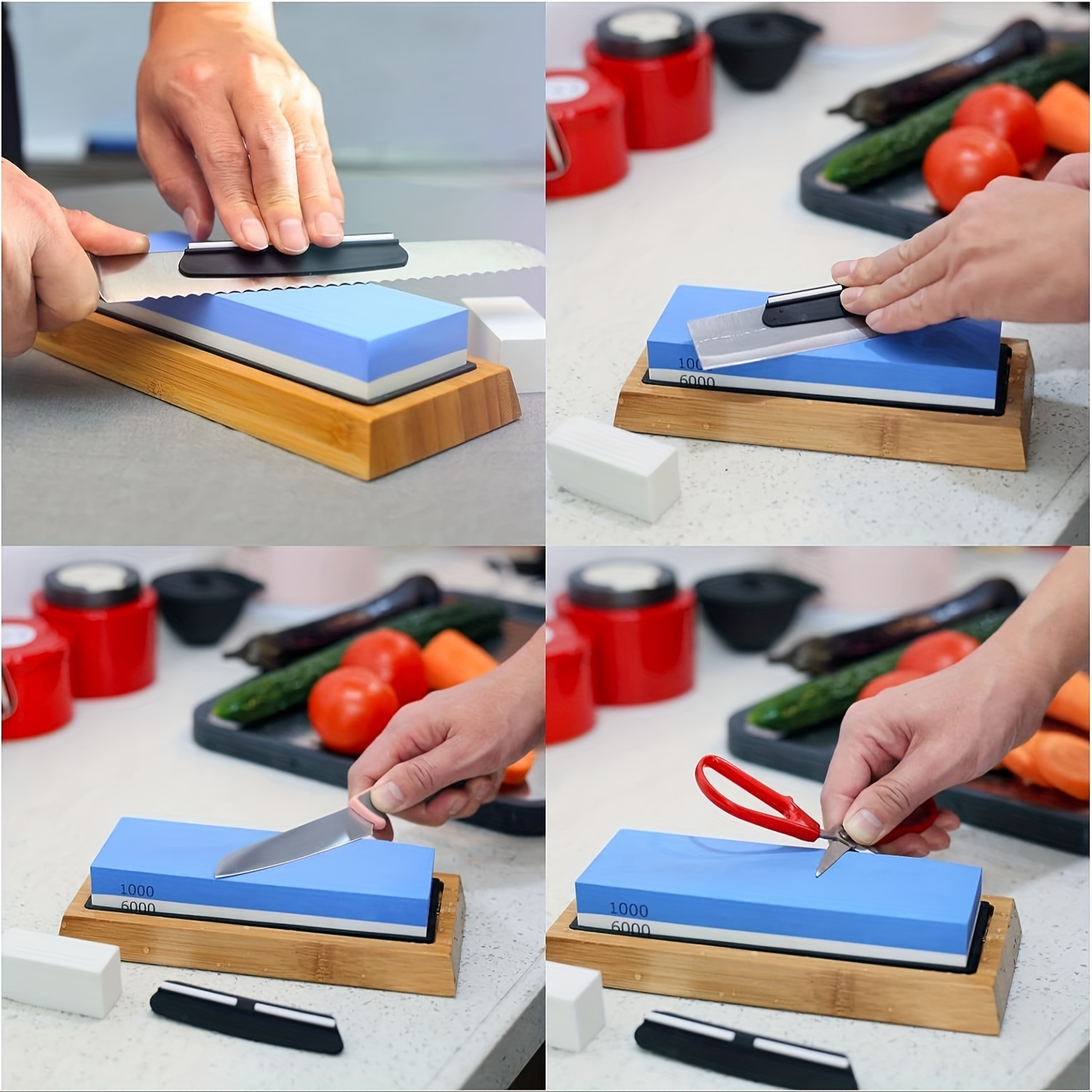 Premium Whetstone Knife Sharpening Stone 2 Side Grit - Temu