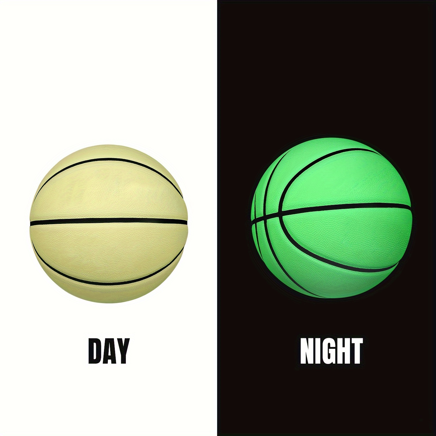 Size 7 Luminous Basketball PU Wear-resistant And Durable Gift