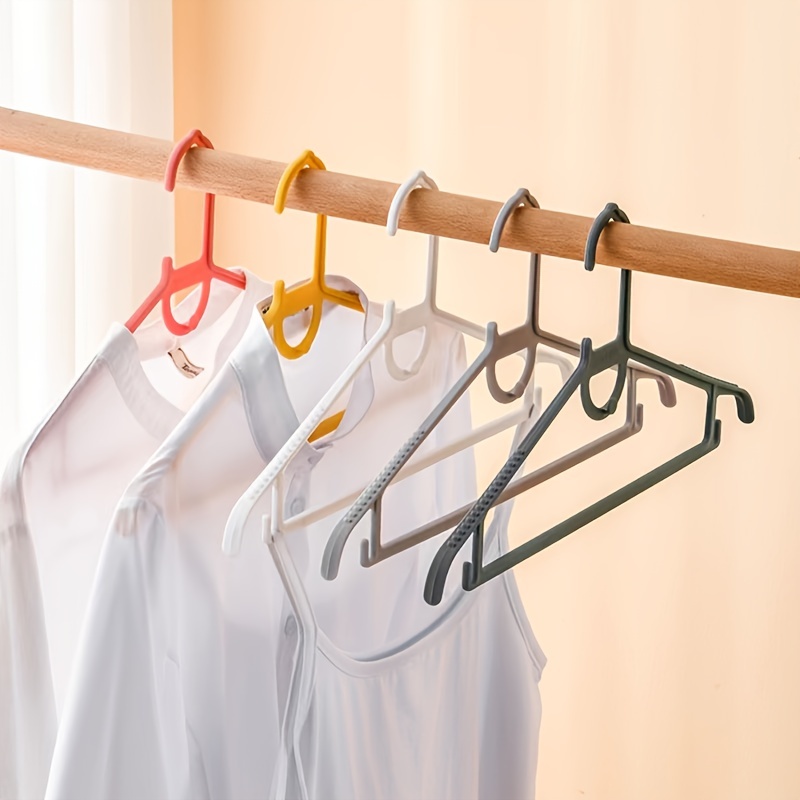 Plastic Clothes Hangers Heavy Duty Clothes Drying Racks - Temu