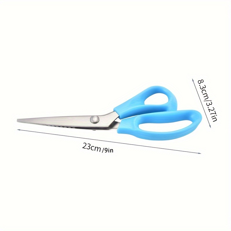 Good quality Pinking shears 9 inch tailoring fabric shears lace cutting  scissors Zig Zag Sewing Scissors