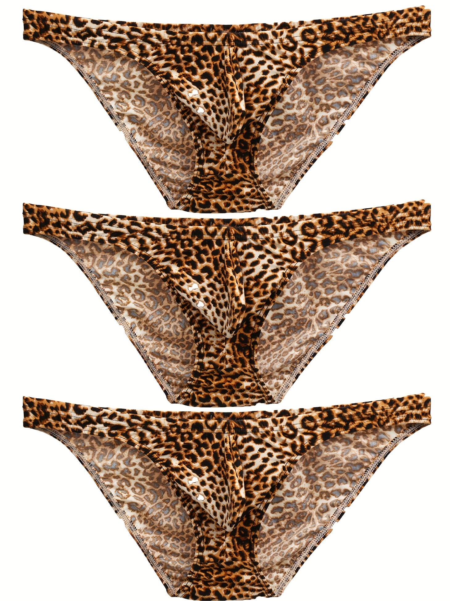 Men's Sexy Leopard Pattern Stretch Comfortable Breathable - Temu
