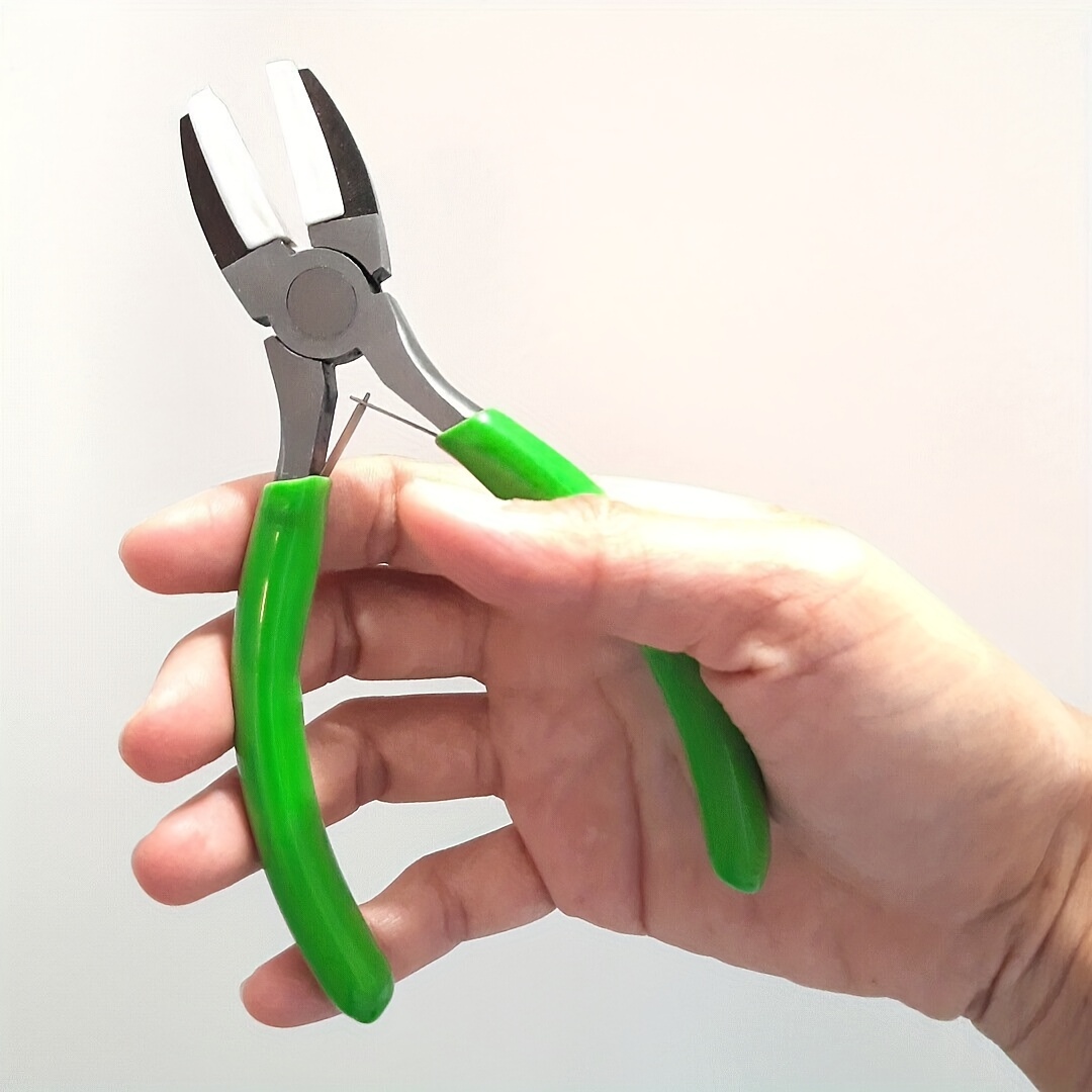 4469 Cousin Nylon Jaw Craft and Jewelry Pliers Green 5 1/2 1