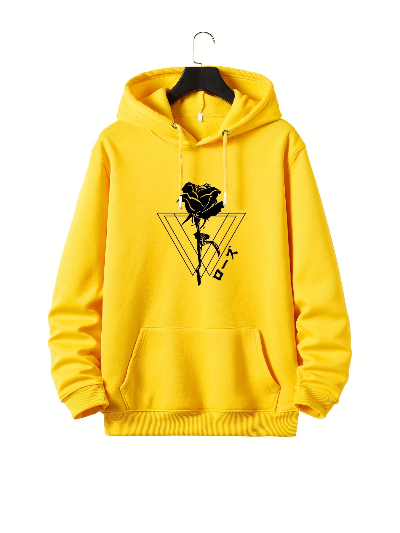 Women's Clothing - Big Logo Hoodie (Plus Size) - Yellow