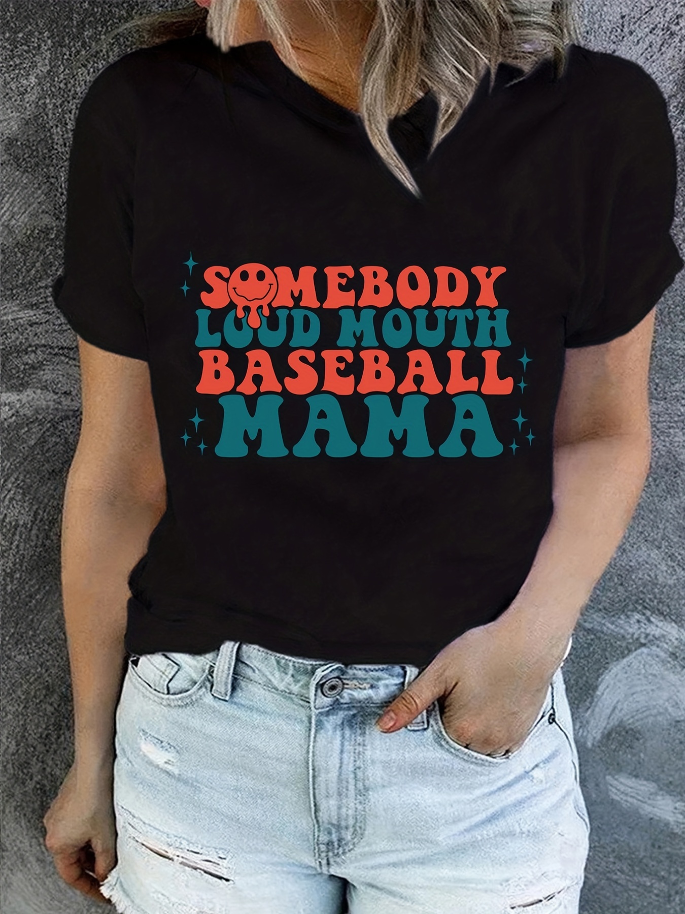 Recent Orders Placed Baseball Shirt Women Cute Baseball Mom Tshirt Baseball  Leopard Letter Print Tees Casual Mother Gift 3/4 Sleeve Tops at   Women's Clothing store