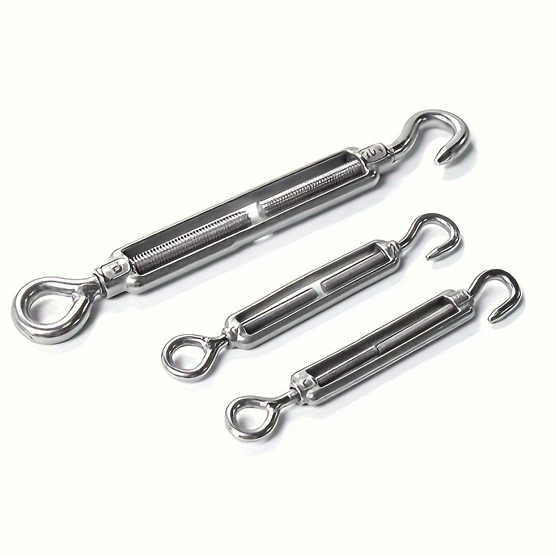 Turnbuckle Wire Tensioner M4 Stainless Steel Hook Eye Rope - Temu