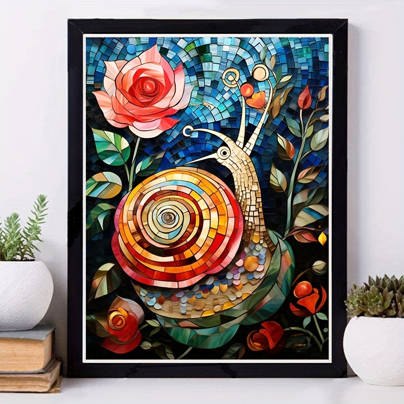  DIY Diamond Painting, Colorful Mushroom Forest Diamond Painting  Kits with Accessories Full Round Gemstone Art, Funny Landscape Gift for  Adults, Room Decor Artwork 16x16inch