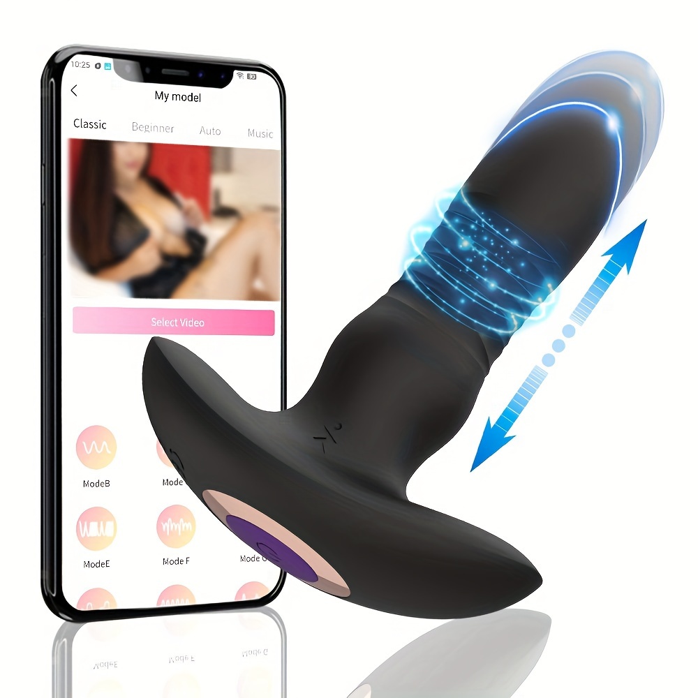 Vibrating Dildo Anal Plug Wireless App Remote Control - Temu Australia