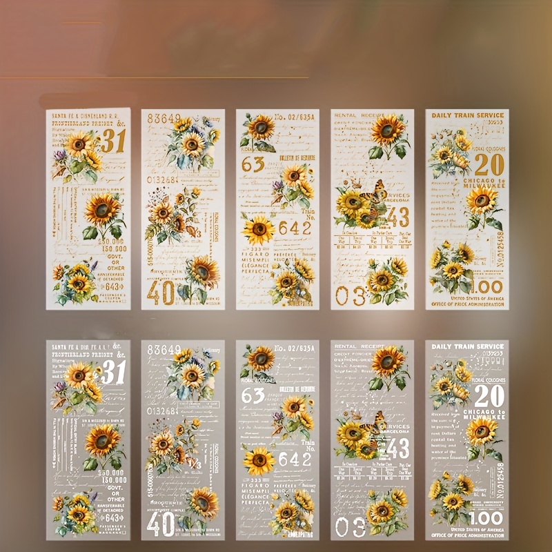 Lot Flower Manuscripts Material Paper Book Card - Temu