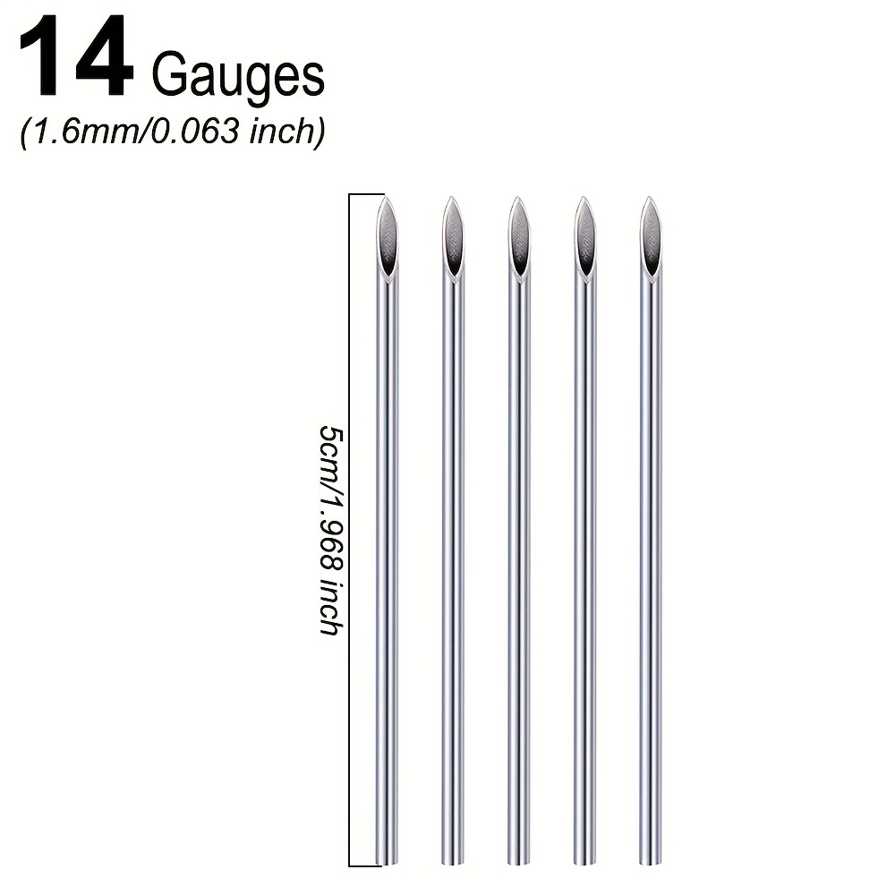 Ear piercing needle deals gauge