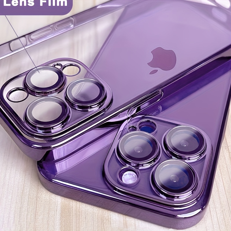 Purple Laser Square iPhone Case iPhone 14 13 12 11 Pro Max 