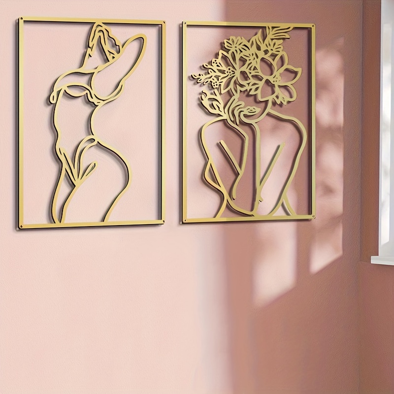 Tableau métal Femme Elégante - Décoration intérieure Salon Art Métal