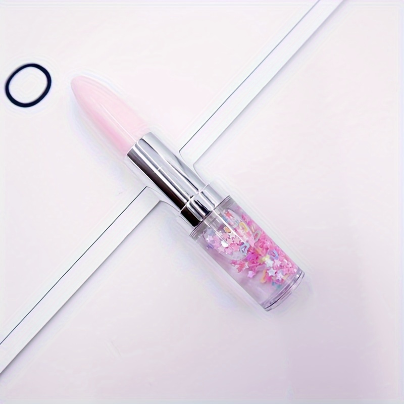 shaped lipstick pen sand glitter gel pen Temu