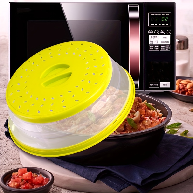 Transparent Food Covers In Microwave Oven/Refigerator Oil Cap Heated Sealed  Plastic Cover Dish Dishes Dustproof Cover Food Cover