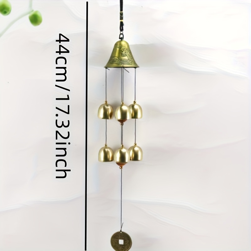 Chinese Feng Shui Hanging Bell Vintage Wind Chime Coin Home - Temu