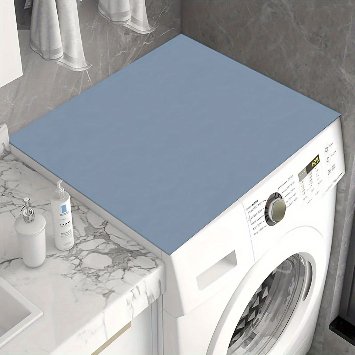 Washer And Dryer Covers Protector Mat, Non-slip Quick Drying And