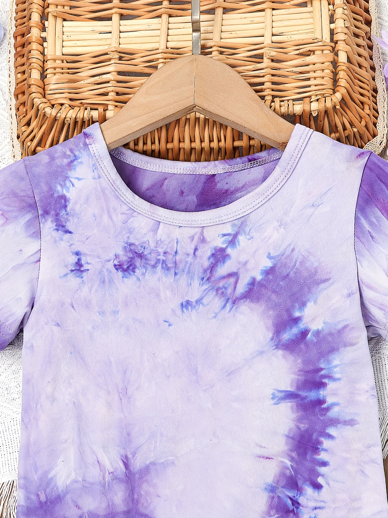 Girls Tie Dye T-Shirt Dress - Vibrant and Comfortable Fashion