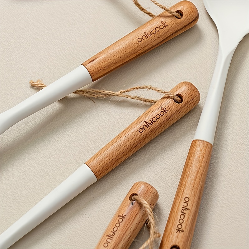 Mini Kitchen Tools - Bamboo and Silicone