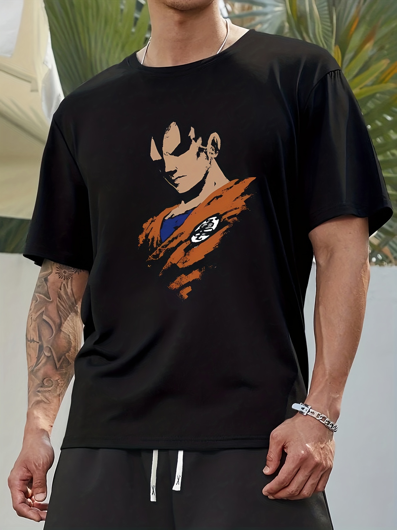 Harajuku Style Man Sleeveless Shirt Vest With Hood Oversized Men's Tank Top  Dragon Ball Z T-shirts Clothing Vegeta Goku Hip Hop