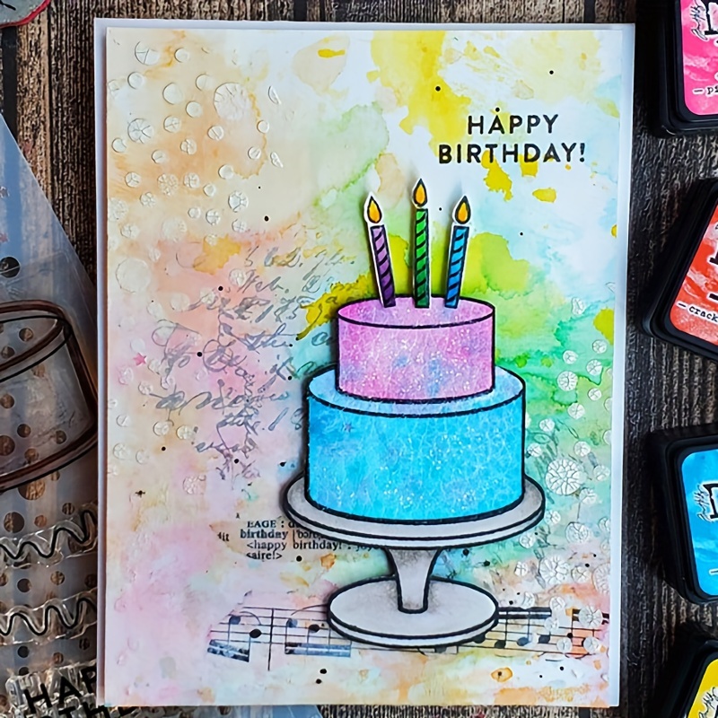 Birthday Candles Wish Card, Paper Craft Project Idea