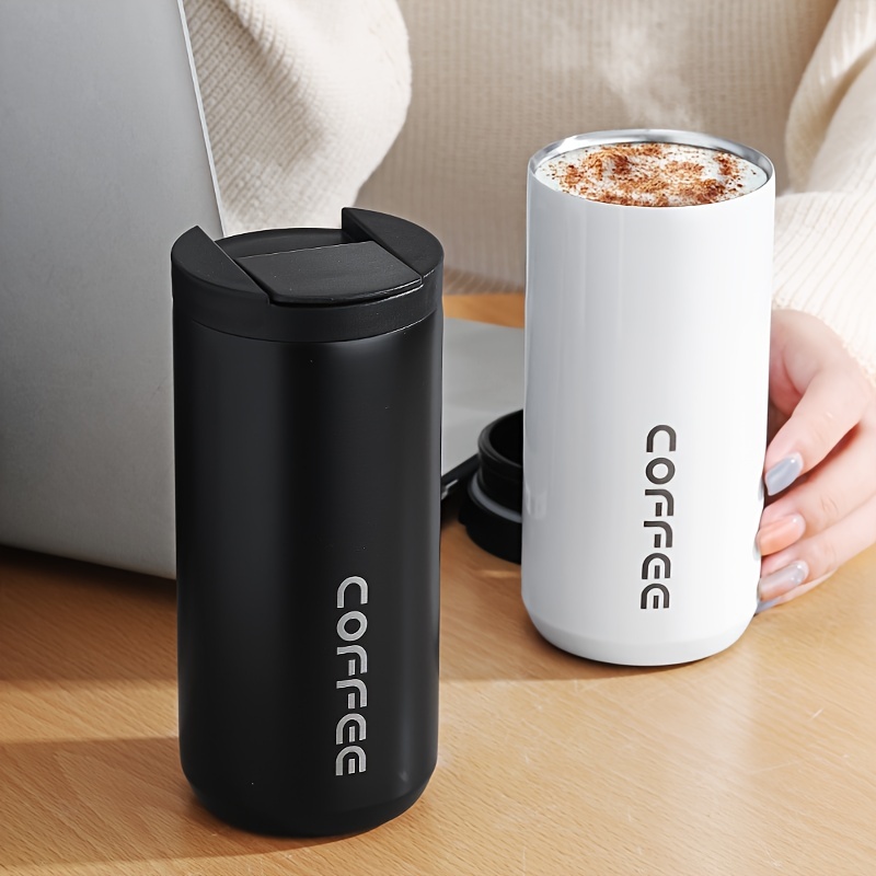 Coffee Mug 12oz - Insulated Coffee Travel Mug Spill Proof with Leakproof  Lid Vacuum Stainless Steel Thermos Coffee Tumblers to GO, Reusable Coffee  Cup for Men and Women for Hot & Cold