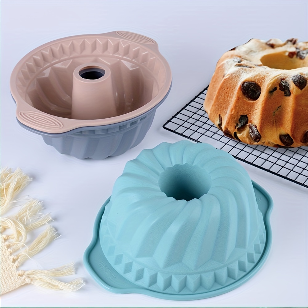 Non-stick Silicone Baking Pan Set - Includes Muffin, Loaf, Bundt