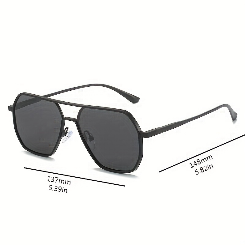 Large frame hotsell black sunglasses