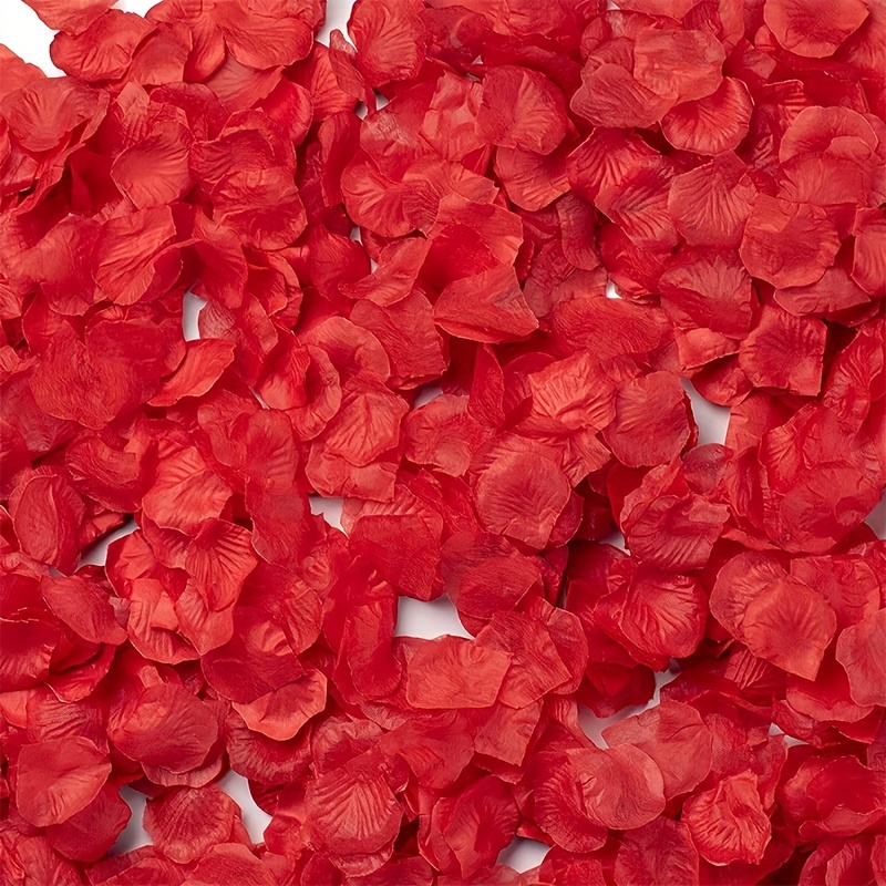 2000PCS Artificial Rose Petals Fake Rose Flower for Romantic Night Wedding  Party