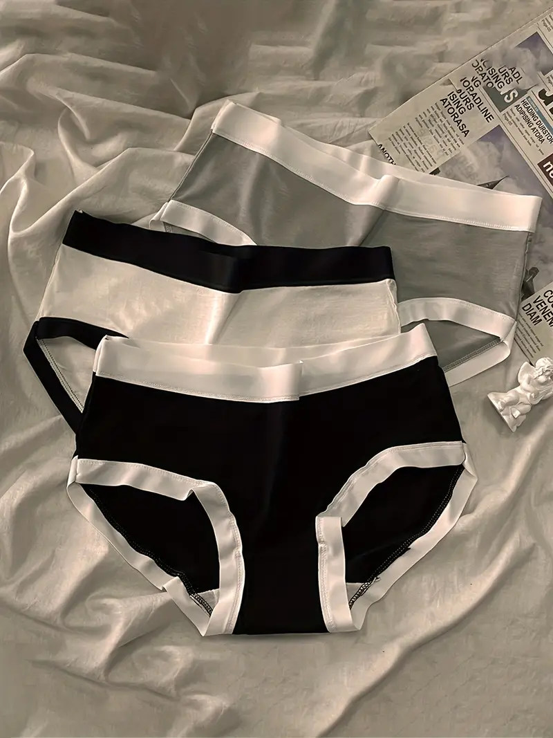Girls Solid Color Mid waist Underwear Girl's Seamless - Temu Australia