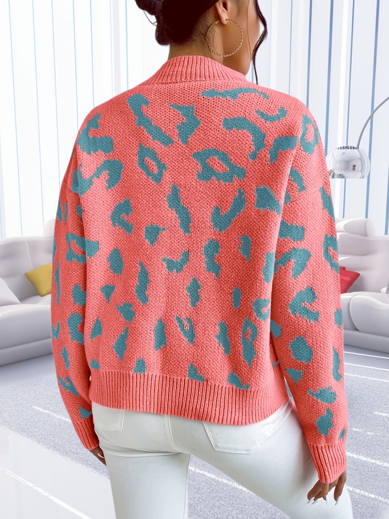 Coral sweater clearance womens