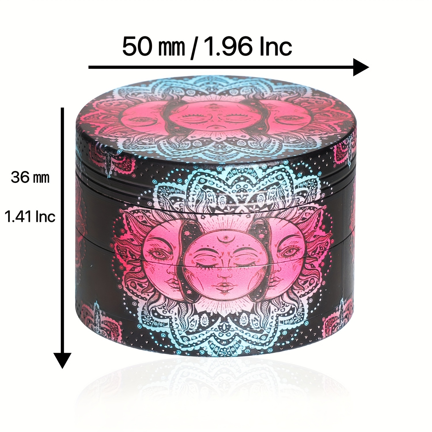 Colorful Spice Grinder Metal Multifunctional Crusher Kitchen Gadge