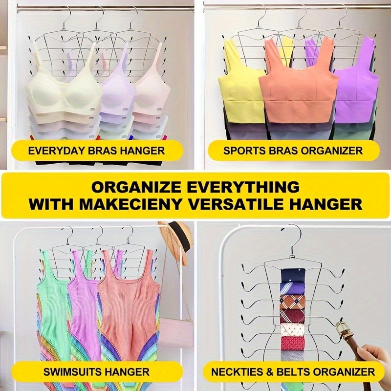 Vest Hanger Multi layer Space Saving Bra Drying Rack Non - Temu