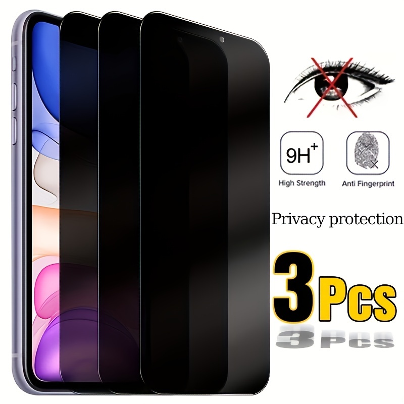 3Pcs Protectores De Pantalla Para IPhone X XS XR - Temu Chile